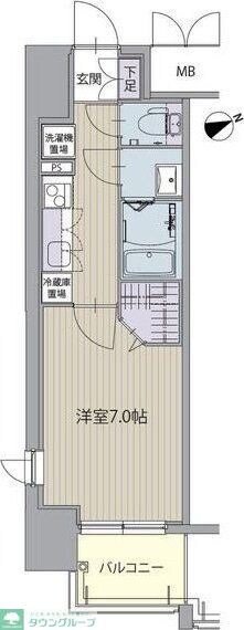 パルティール八田の物件間取画像