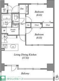 茶屋ヶ坂ライズの物件間取画像
