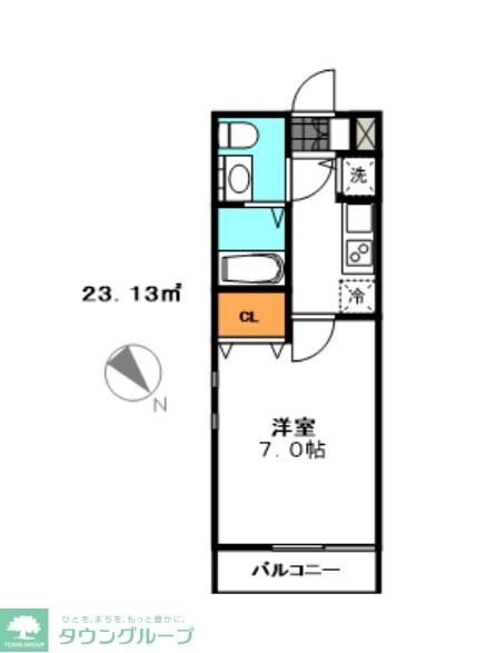 ルセント新瑞橋の物件間取画像