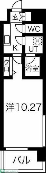 レジデンシア今池の物件間取画像