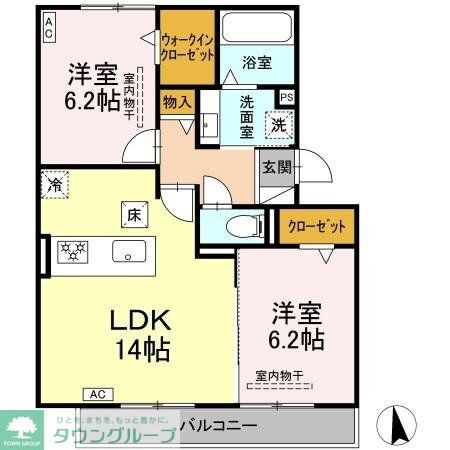 ベレンジュの物件間取画像