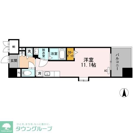 名駅アイサンメゾンの物件間取画像