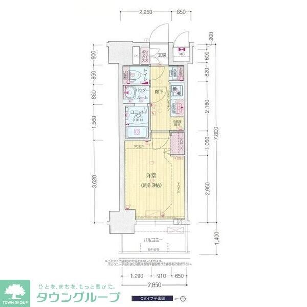プレサンス太閤通ファシールの物件間取画像