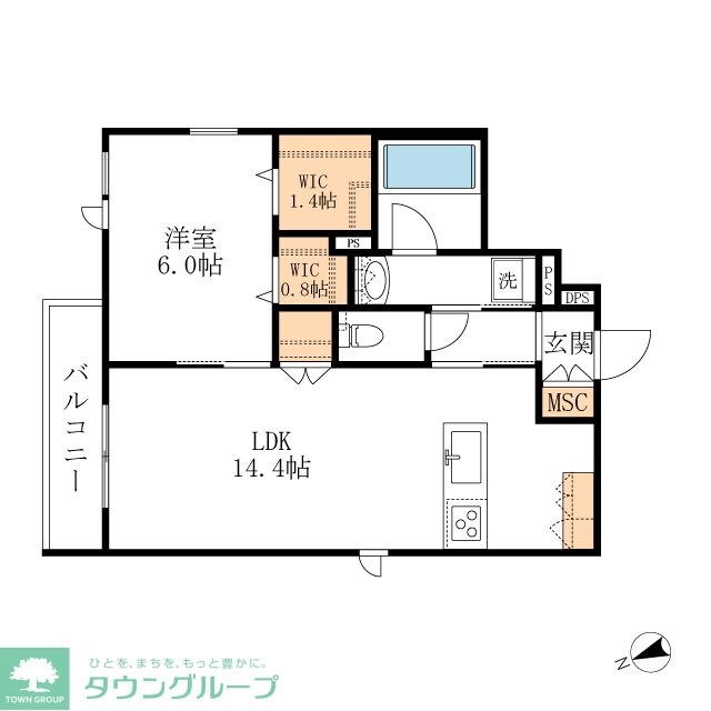 corail blancの物件間取画像