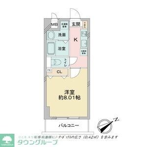 アプリーレ千代田の物件間取画像