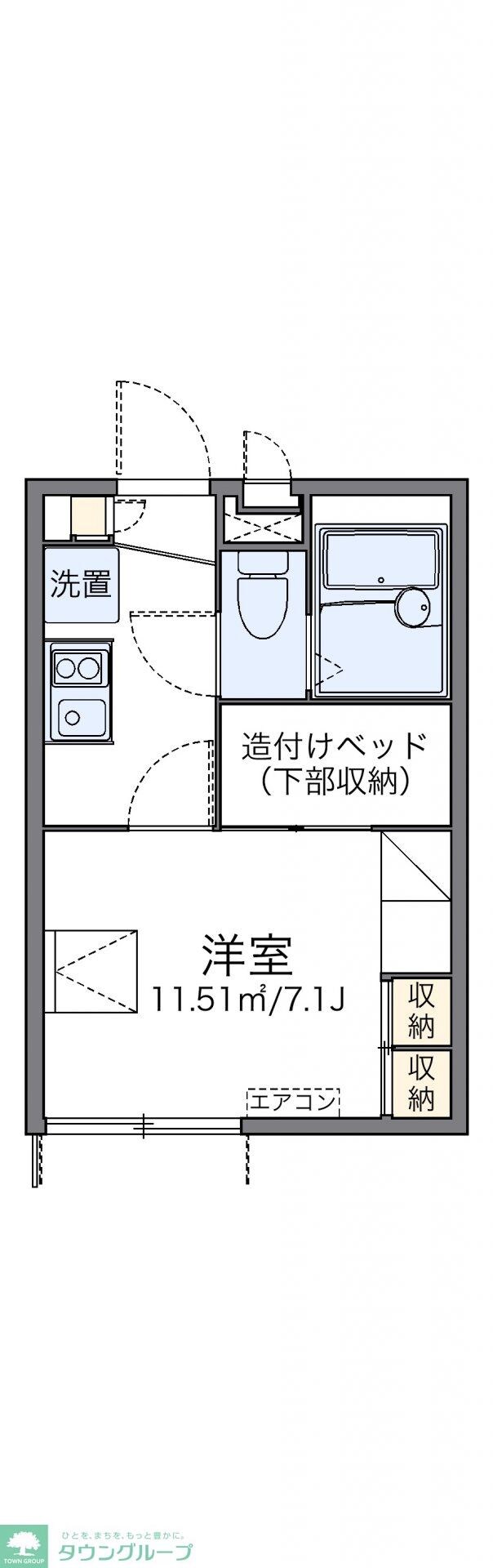 レオパレスコーガの物件間取画像