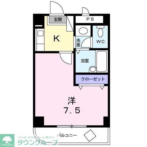プチメゾン矢田の物件間取画像