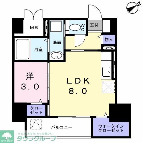 ラ・フュンフの物件間取画像