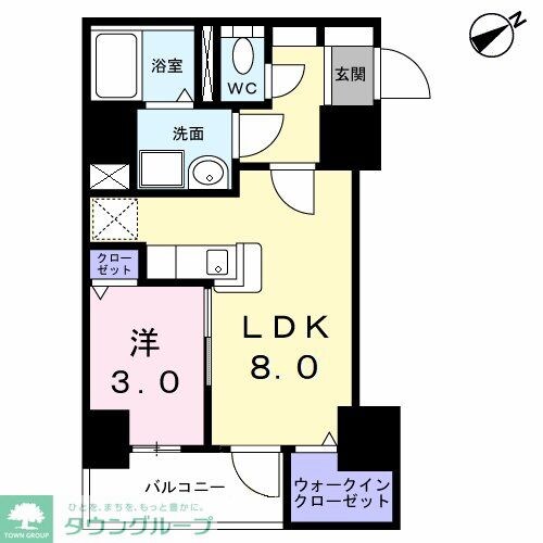 ラ・フュンフの物件間取画像
