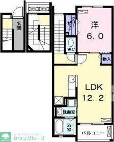 ブランシュシュの物件間取画像