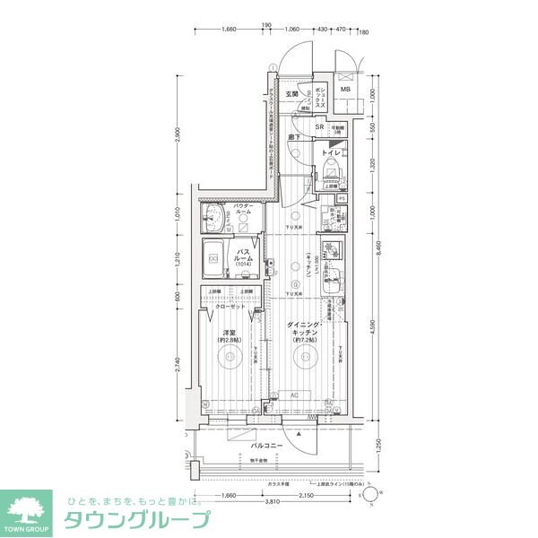 エステムコート名古屋上前津の物件間取画像