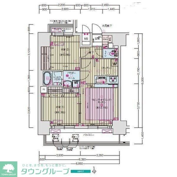 プレサンスTHE新栄の物件間取画像