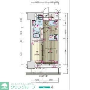 プレサンスTHE新栄の物件間取画像