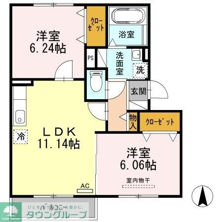 アレーズの物件間取画像