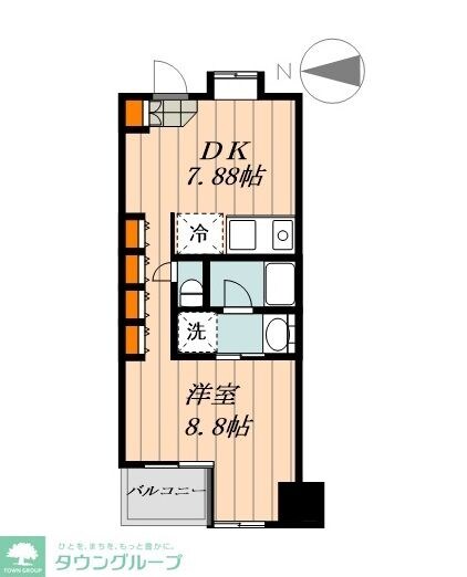 グラン・アベニュー栄の物件間取画像