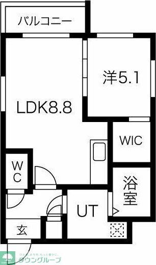 MOVE中村日赤NORTHの物件間取画像
