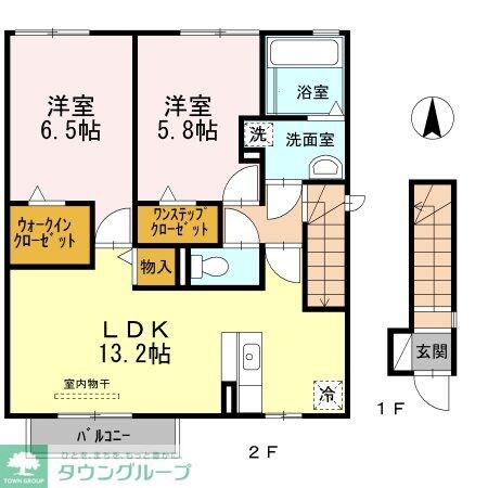 ファルツ宿跡の物件間取画像