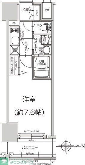 エスリード葵桜通りの物件間取画像