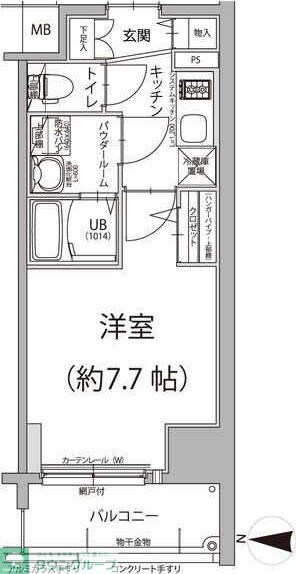 エスリード大須アヴェニューの物件間取画像