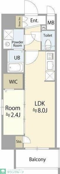 エスリード大曽根プレシャスの物件間取画像
