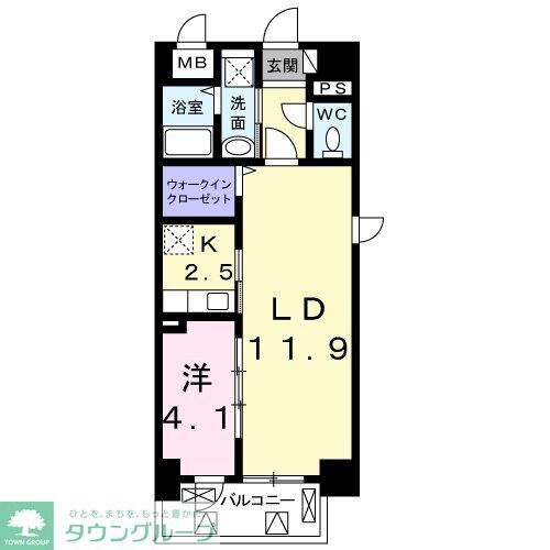ラフレシール トレスの物件間取画像