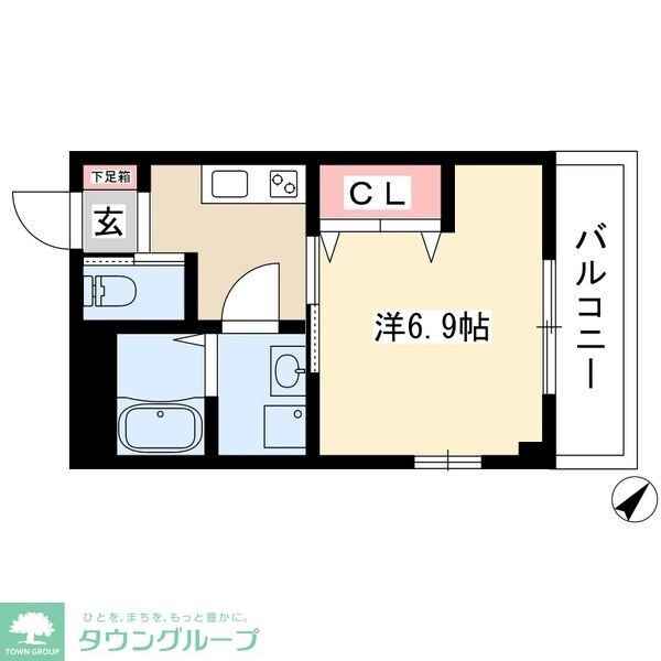 シティコート上小田井の物件間取画像