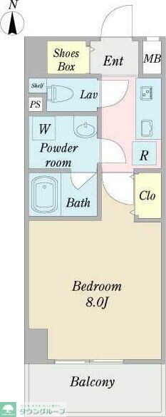 プレディアスタイル名古屋の物件間取画像