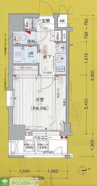 プレサンス久屋大通公園サウスの物件間取画像