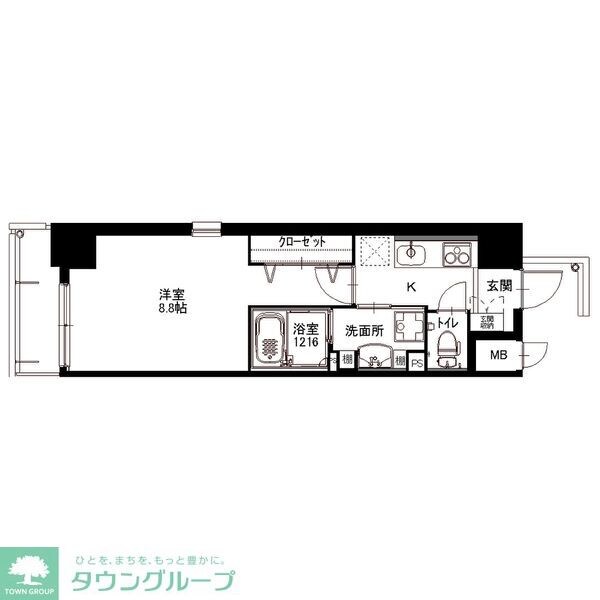 カトルセゾン金山の物件間取画像