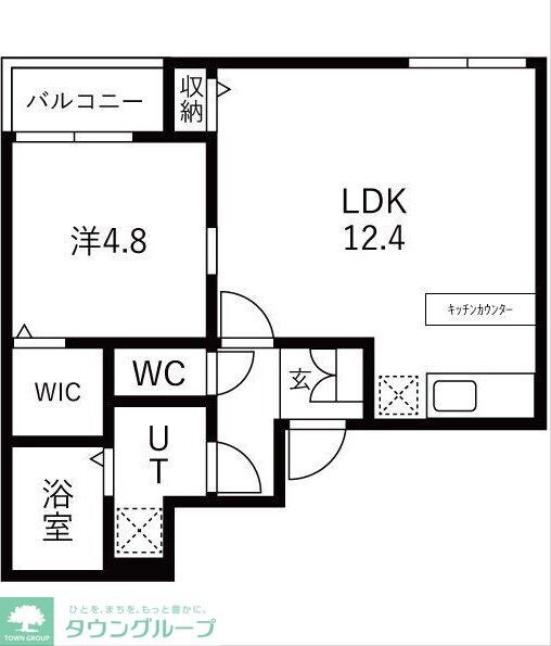 fika道徳の物件間取画像