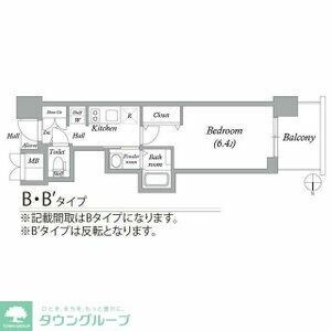 エステムコート名古屋平安通クチュールの物件間取画像