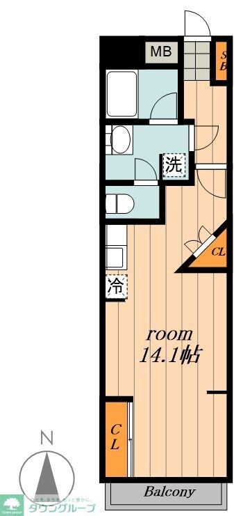 ロイジェント栄の物件間取画像
