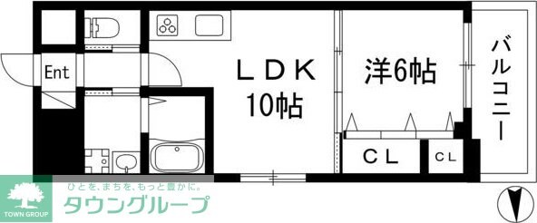 D&Designレジデンス鶴舞の物件間取画像