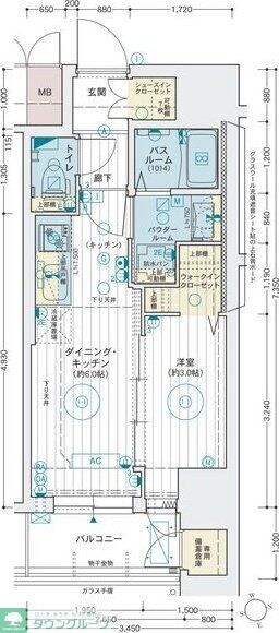 エステムコート名古屋葵の物件間取画像