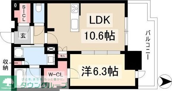 ザ・ファインタワー名古屋今池の物件間取画像