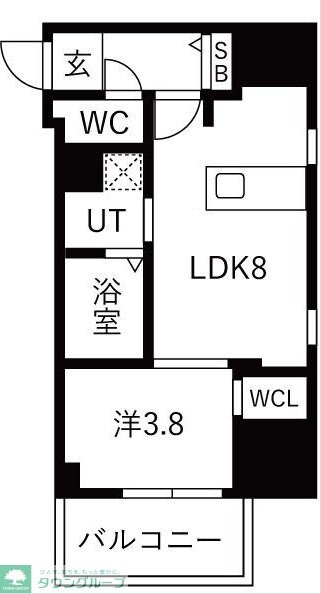 ザ・レジデンスパーク栄の物件間取画像