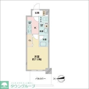 ジュール亀島の物件間取画像