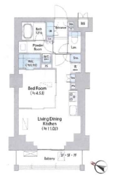 イストワール阿佐ヶ谷の物件間取画像
