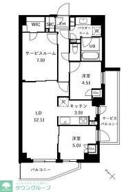 ザ・ケンジントン・レジデンスときわ台の物件間取画像