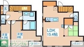 SILVERADO方南の物件間取画像