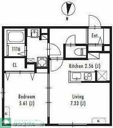 GRAN PASEO 中野新橋の物件間取画像