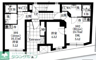 シャッツクヴェレ高円寺北の物件間取画像