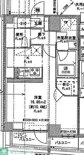 SYMPHONY FLATの物件間取画像