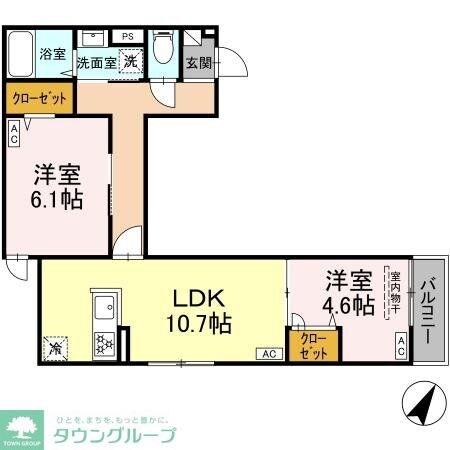 グラナーデ西大泉の物件間取画像