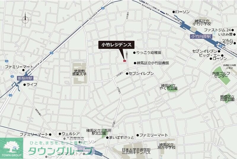 小竹レジデンスの物件内観写真