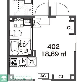 リバース笹塚の物件間取画像