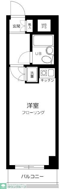 ライオンズマンション方南町駅前の物件間取画像