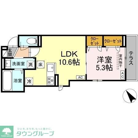 Maison Cocoruの物件間取画像