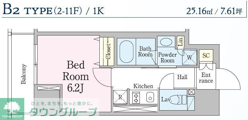 レジディア笹塚IIIの物件間取画像