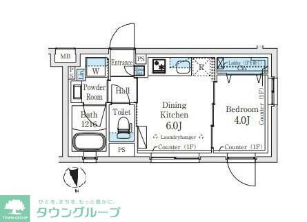 CREALpremier笹塚の物件間取画像